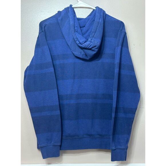 Vintage DC Shoes Blue Rebel Stripe Men's Hoodie Sweatshirt Medium - Picture 10 of 10